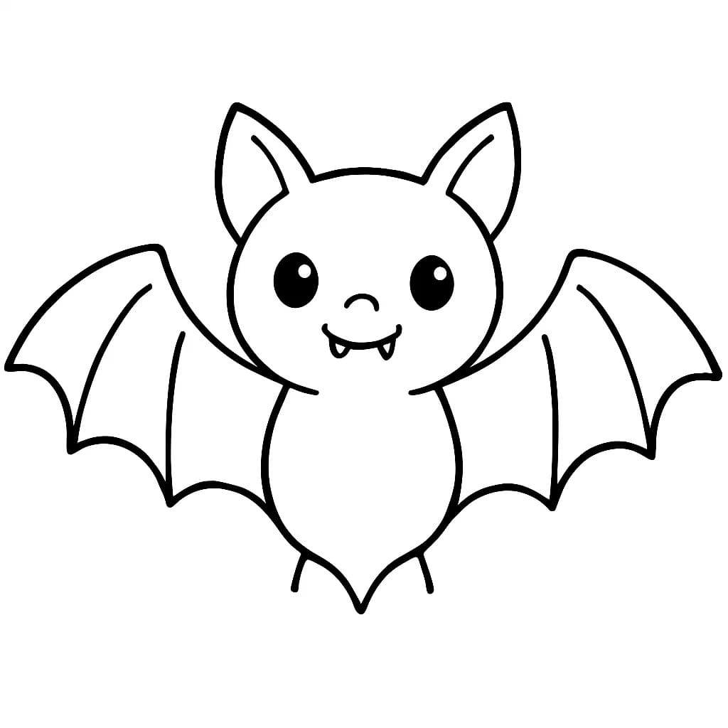 Çizmek Yarasa yazdırılabilir Boyama Sayfası