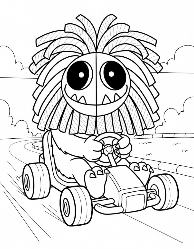 Çizmek Yarnaby çocuklar için basit Boyama Sayfası