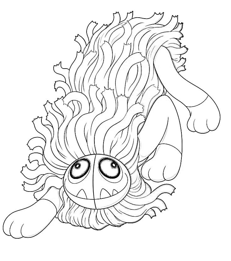 Çizmek Yarnaby çocuklar için kolay Boyama Sayfası