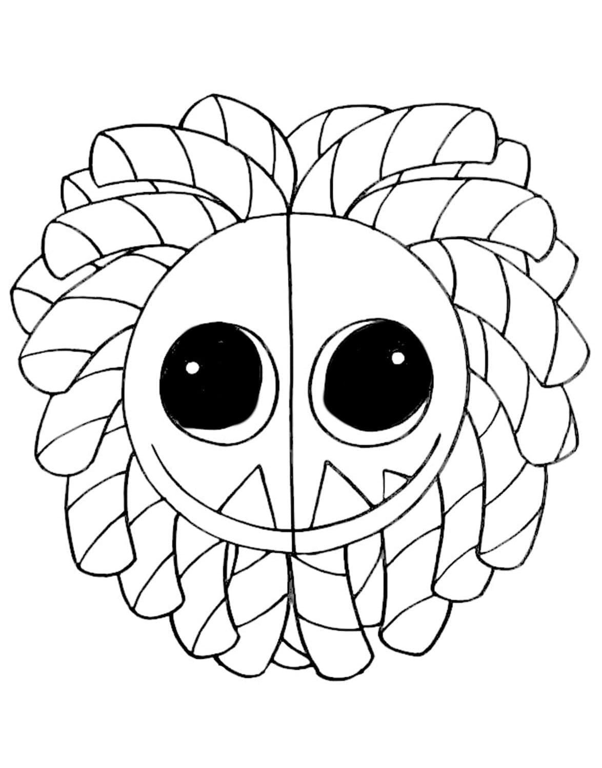 Çizmek Yarnaby çocuklar için temel Boyama Sayfası