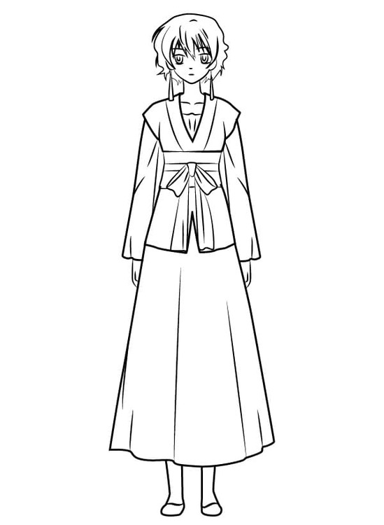 Çizmek Yona Akatsuki no Yona Boyama Sayfası