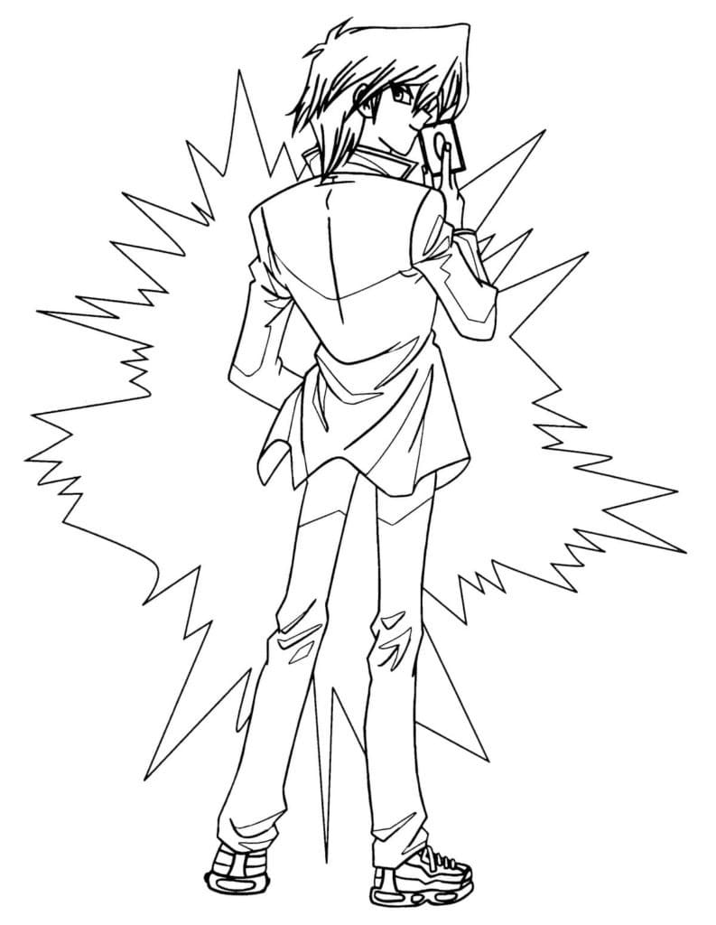 Çizmek Yu-Gi-Oh 5 Boyama Sayfası