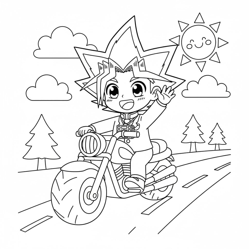 Çizmek Yu-Gi-Oh 6 Boyama Sayfası