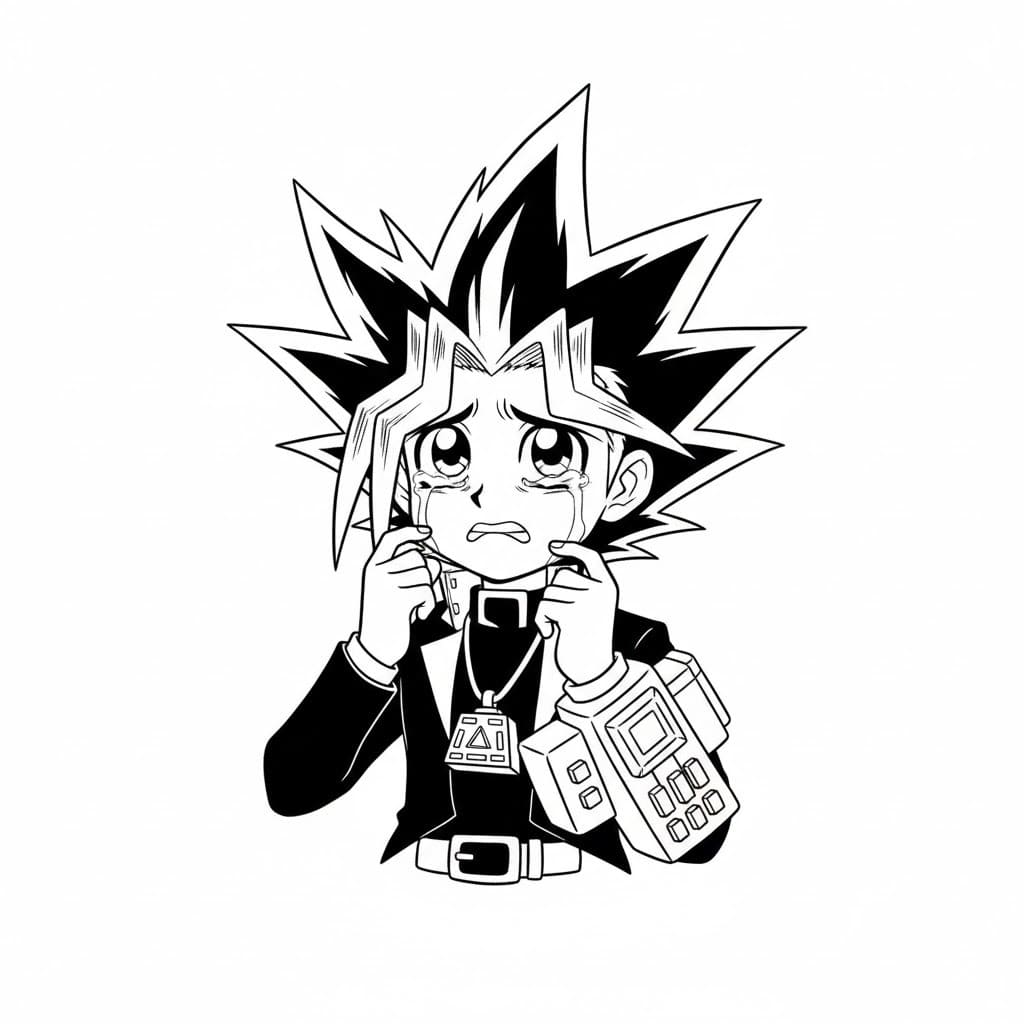 Çizmek Yu-Gi-Oh temel Boyama Sayfası