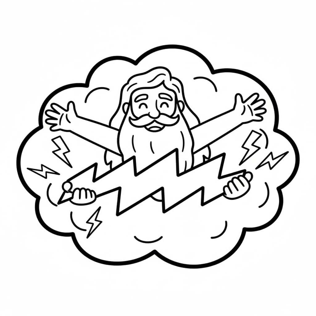 Çizmek Zeus 1 Boyama Sayfası