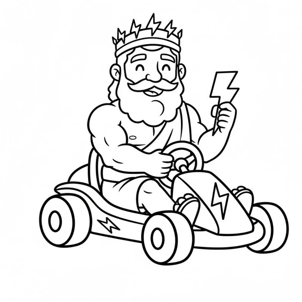 Çizmek Zeus 4 Boyama Sayfası