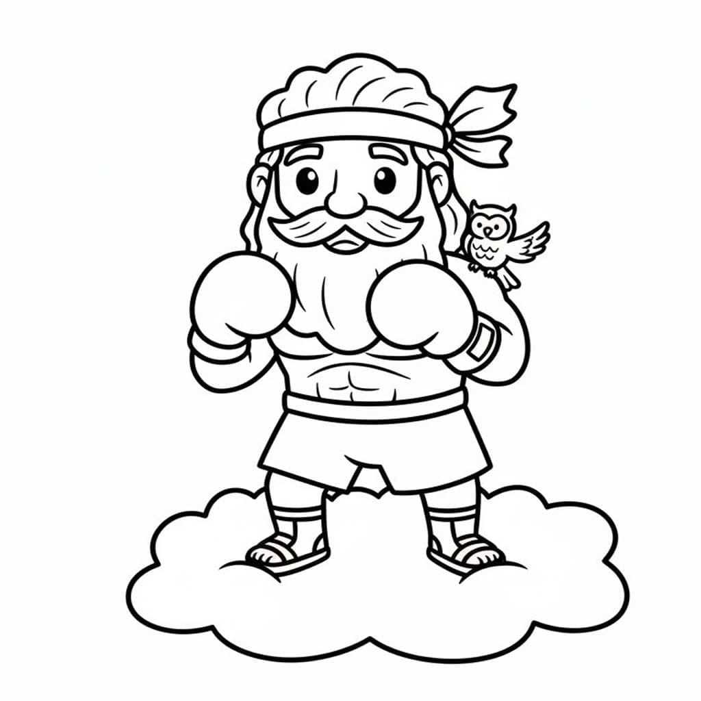 Çizmek Zeus Ücretsiz Boyama Sayfası