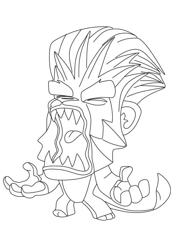 Çizmek Zooba çocuklar için kolay Boyama Sayfası