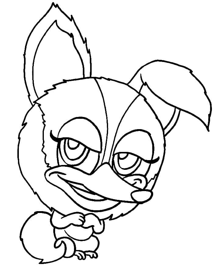 Çizmek Zoobles yazdırılabilir Boyama Sayfası