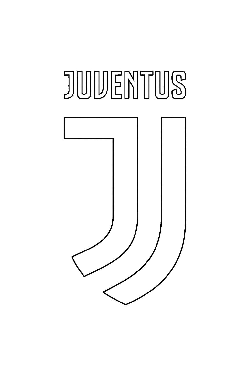 Çizmek kulüp logosu Juventus Boyama Sayfası