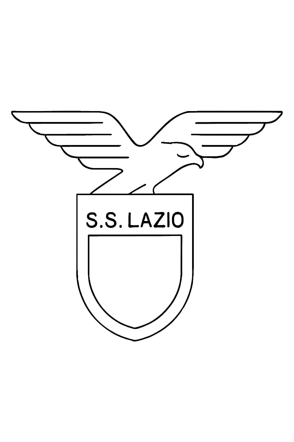 Çizmek kulüp logosu Lazio Boyama Sayfası