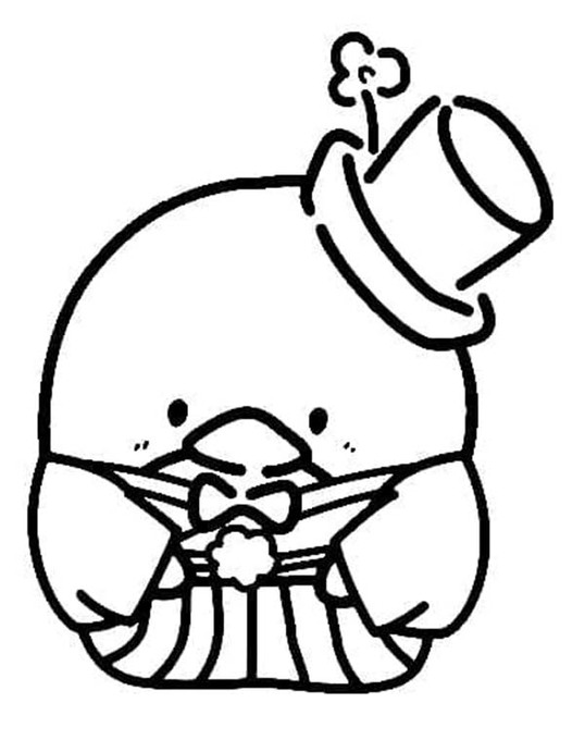 Çizmek sevimli Tuxedo Sam Boyama Sayfası