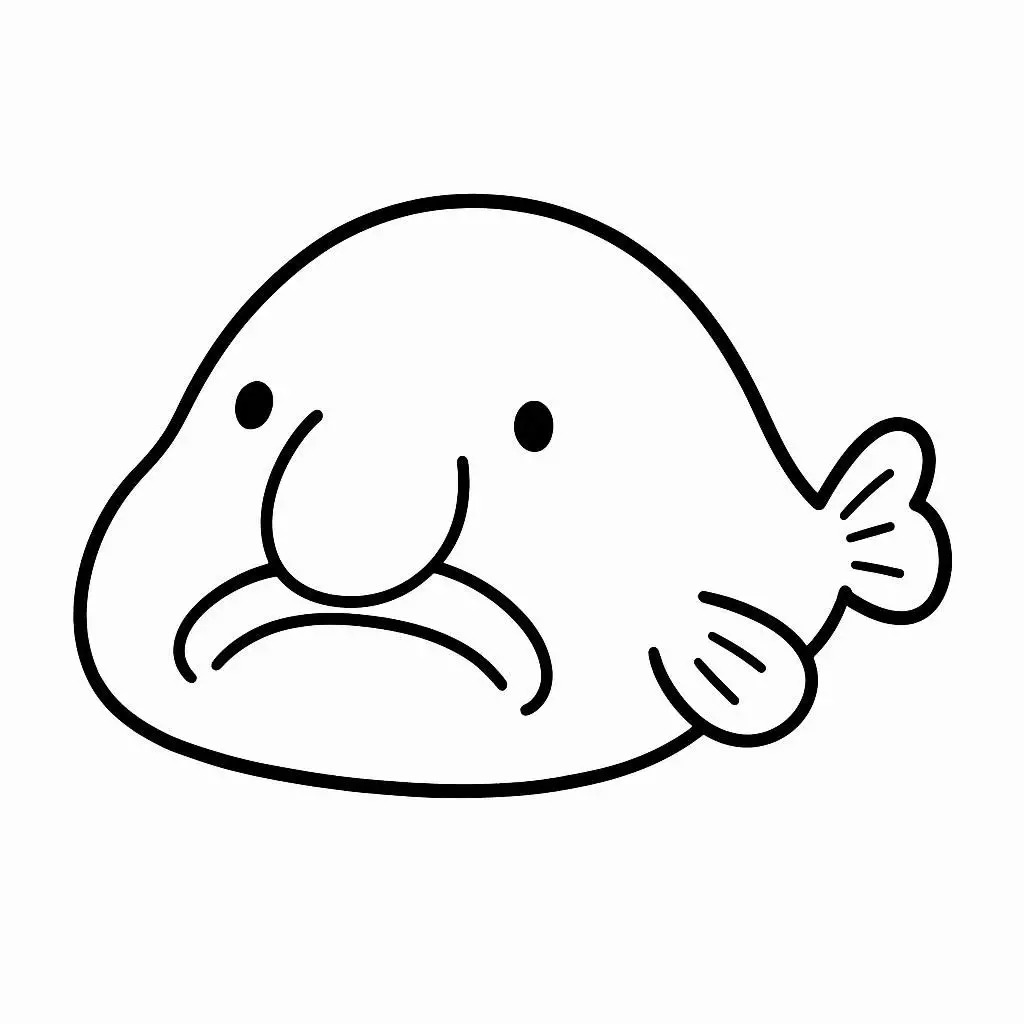 Damla Balığı 2 Boyama Sayfası