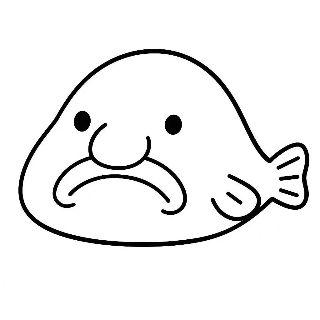 Damla Balığı 3 Boyama Sayfası
