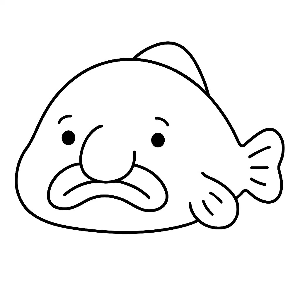 Damla Balığı 4 Boyama Sayfası