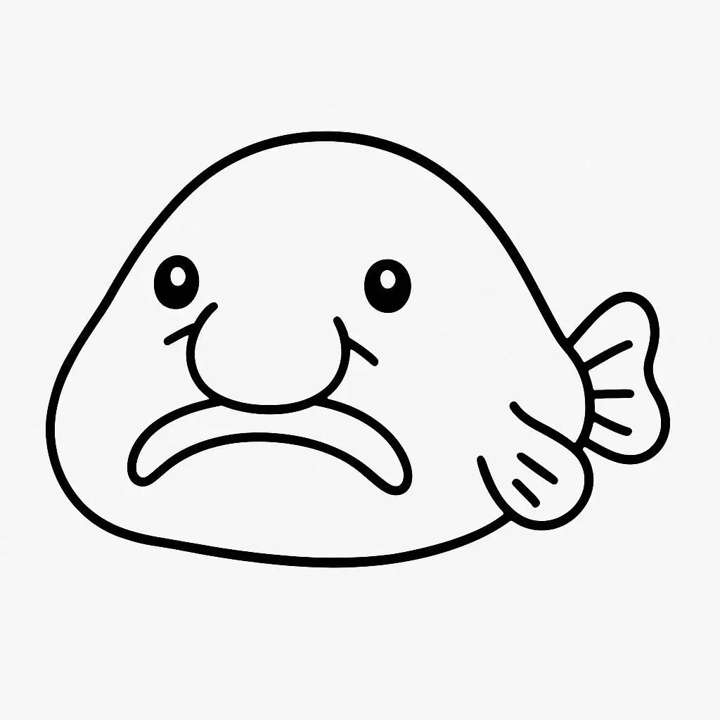 Damla Balığı 6 Boyama Sayfası