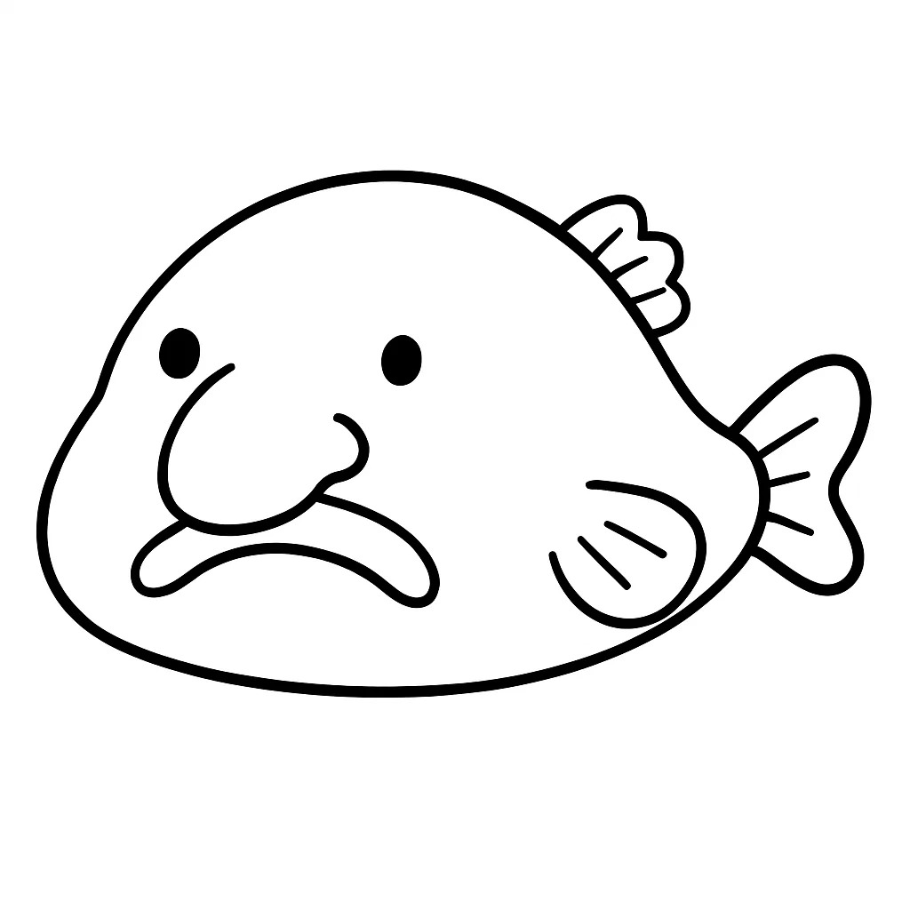 Damla Balığı 7 Boyama Sayfası