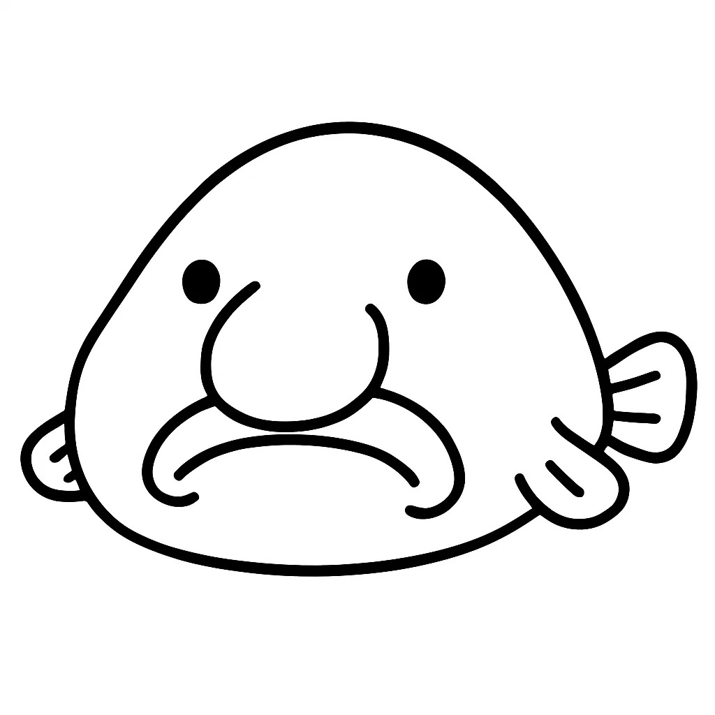 Damla Balığı 8 Boyama Sayfası