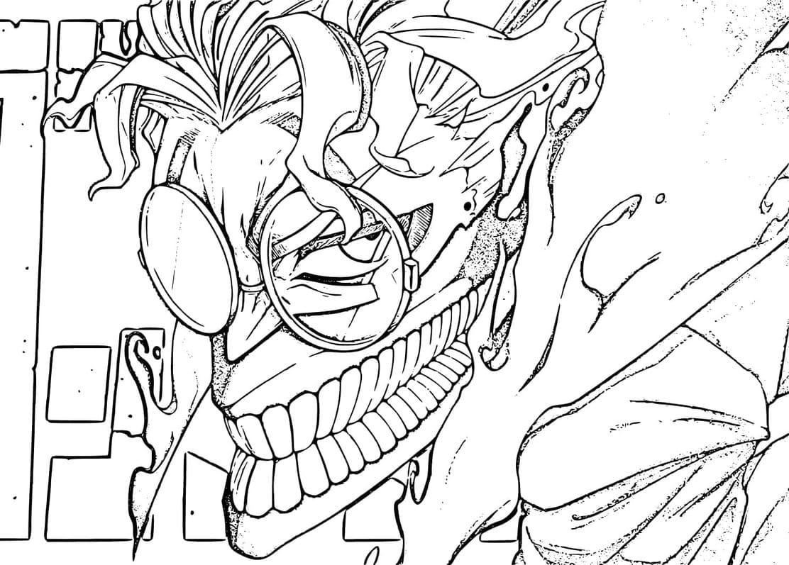 Dandadan'dan Ken Takakura'yı çizin Boyama Sayfası