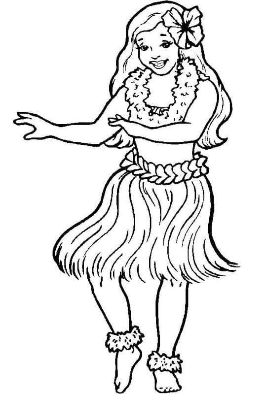 Dans Ücretsiz Yazdırılabilir Çizim Boyama Sayfası