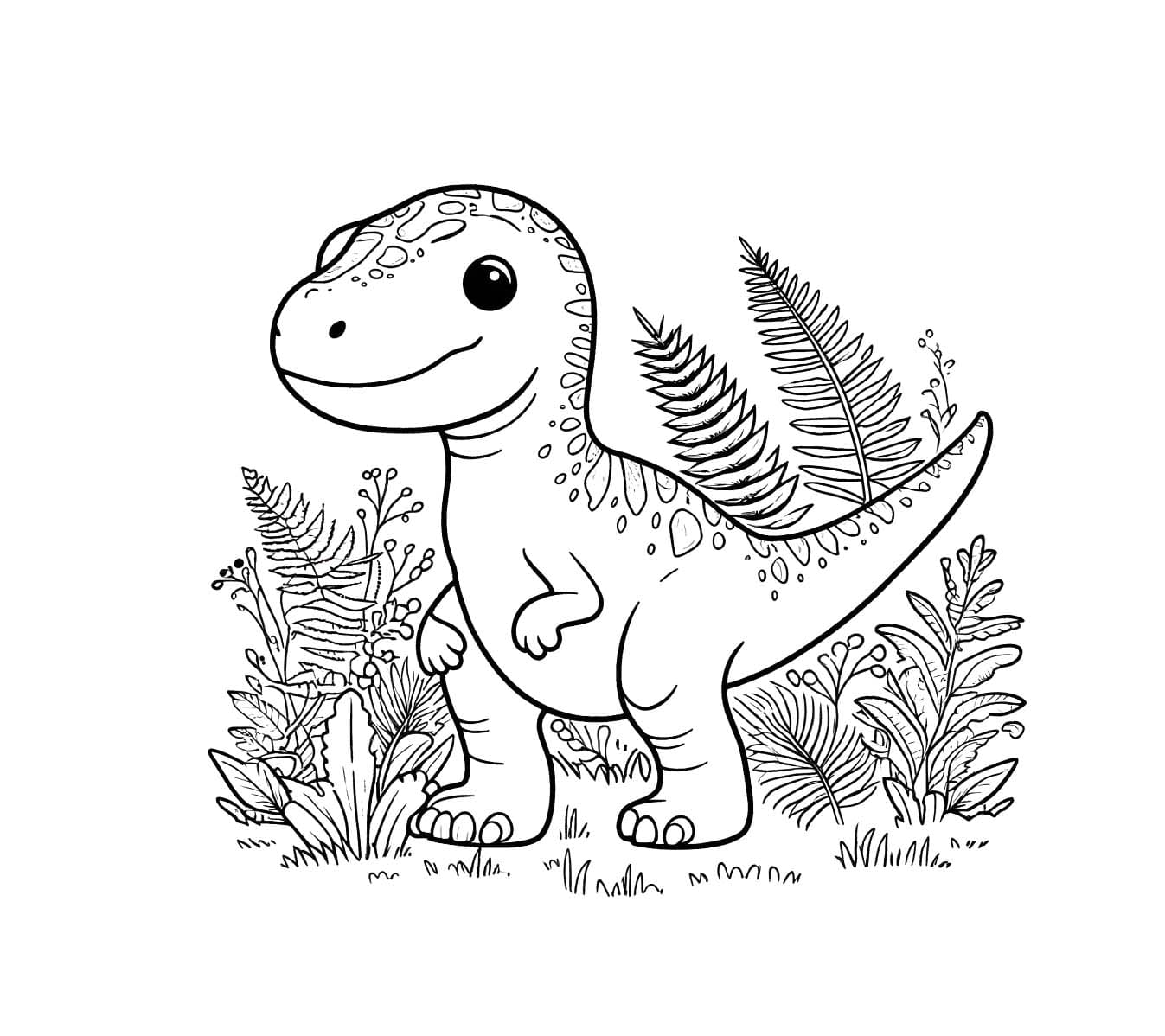 Dinozor Çizimi Yazdırılabilir