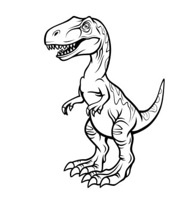 Dinozor temel çizimi