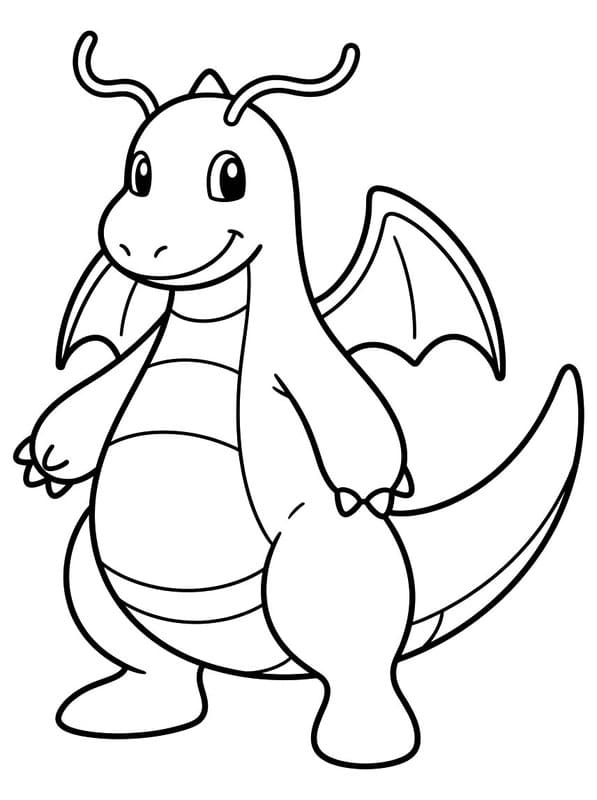 Dragonite Boyama Sayfaları