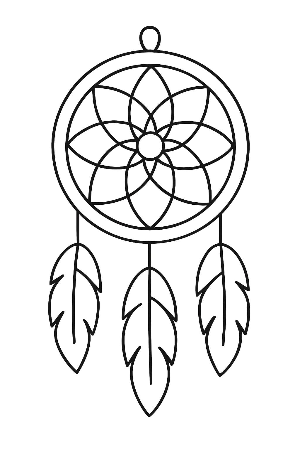 Düş Kapanı Temel Boyama Sayfası