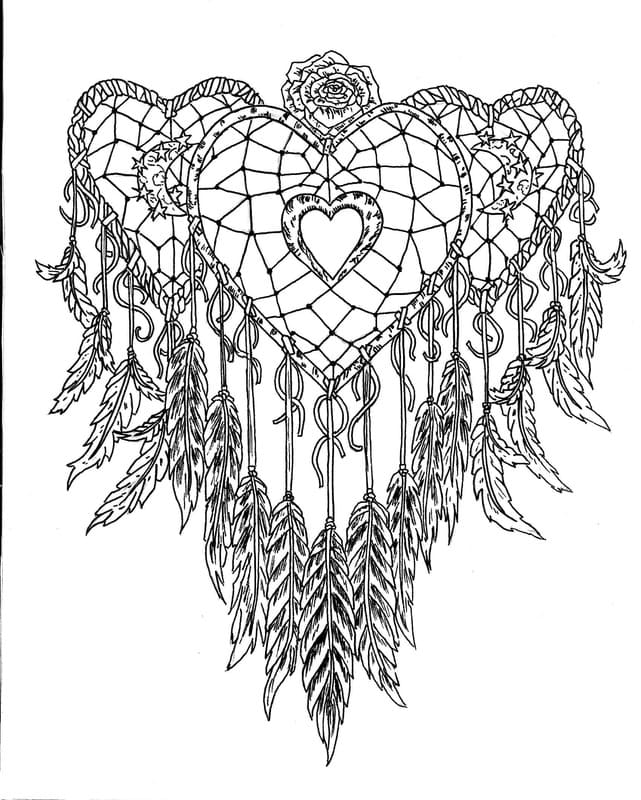 Düş Kapanı Ücretsiz Boyama Sayfası