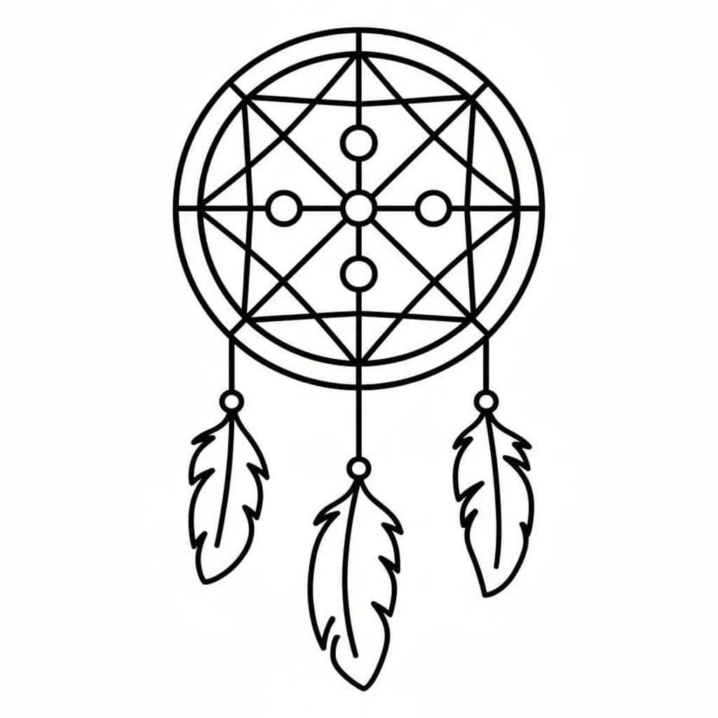 Düş Kapanı ücretsiz Çiz Boyama Sayfası