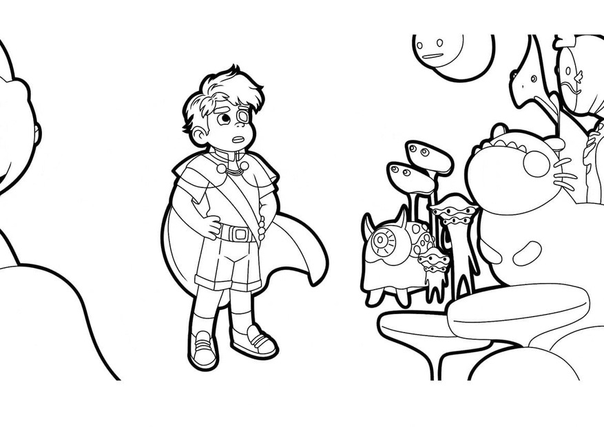 Elio Ücretsiz Boyama Sayfası