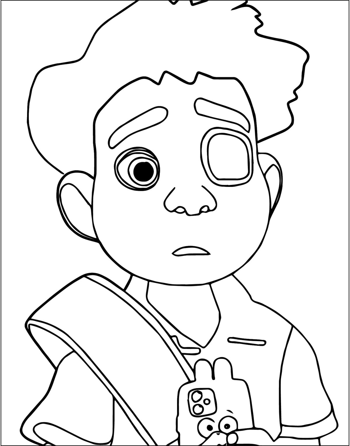 Elio çocuklar için ücretsiz Boyama Sayfası