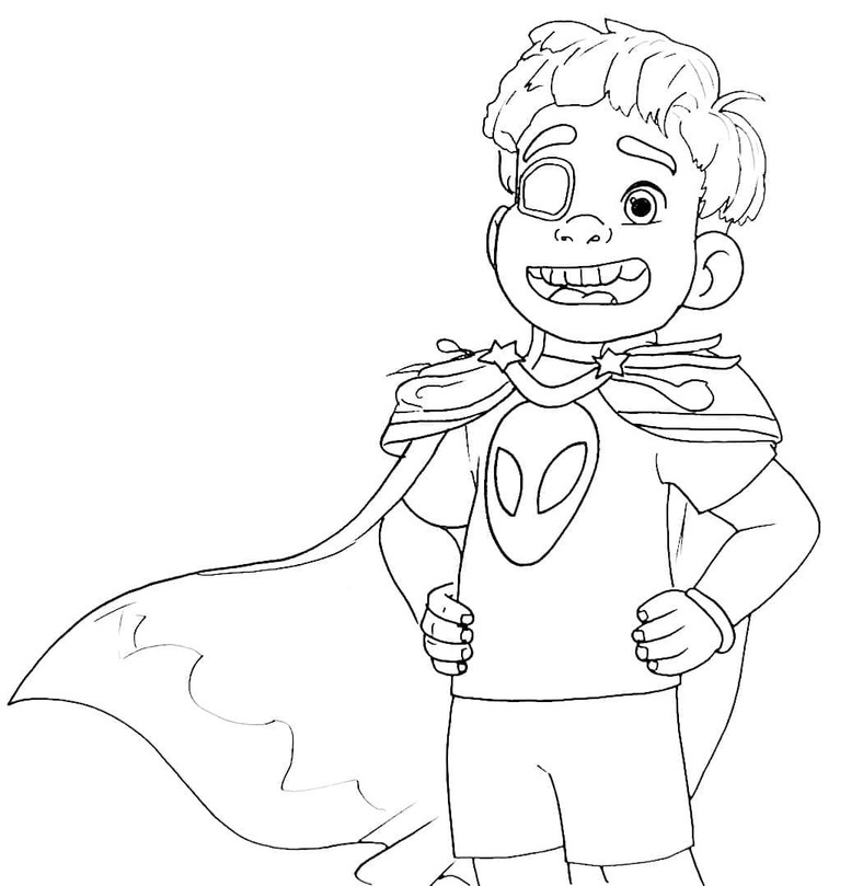 Elio temel Boyama Sayfası