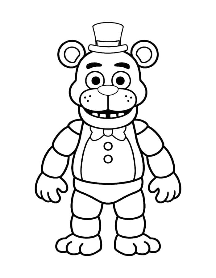 FNAF Çizim Boyama Sayfası