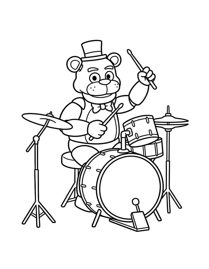 FNAF Kolay Boyama Sayfası