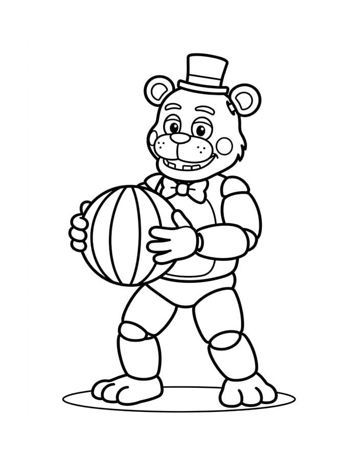 FNAF Temel Boyama Sayfası