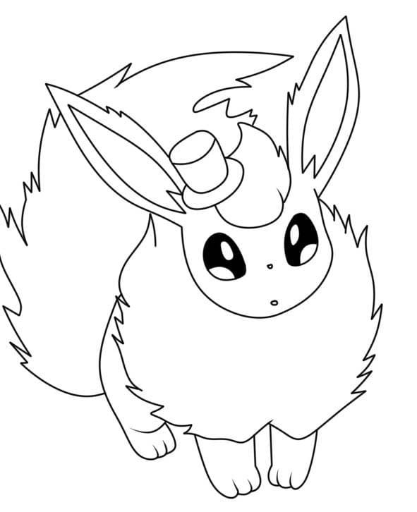 Flareon Çizim Boyama Sayfası