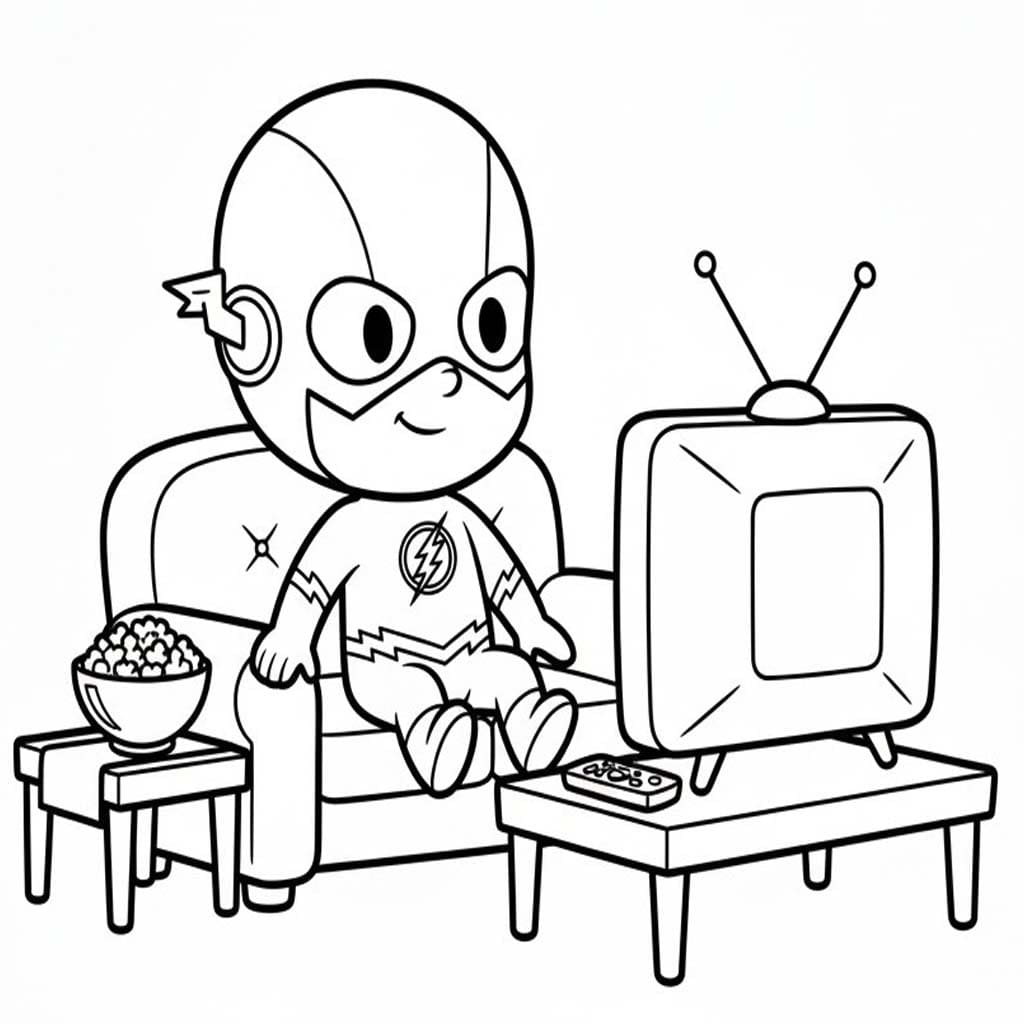 Flash basit resim Boyama Sayfası