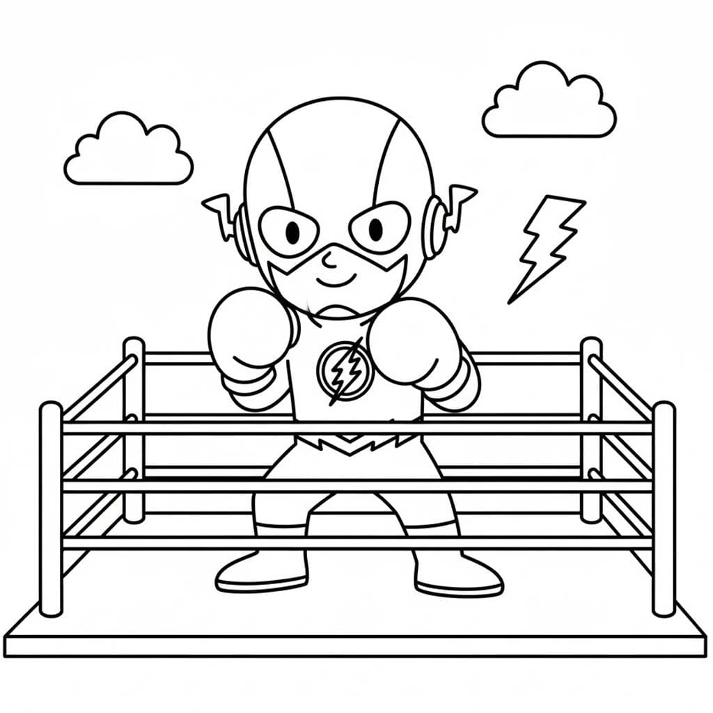 Flash kolay resim Boyama Sayfası