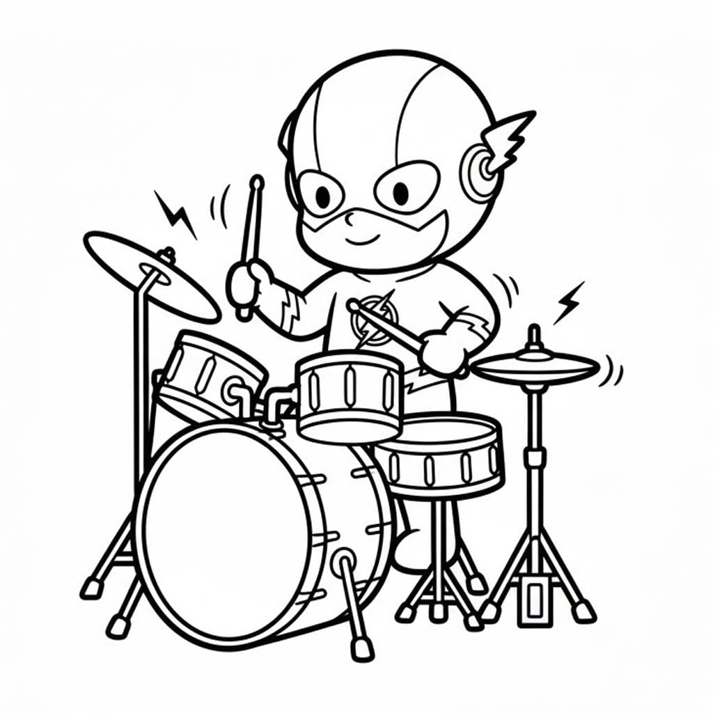 Flash yazdırılabilir resim Boyama Sayfası