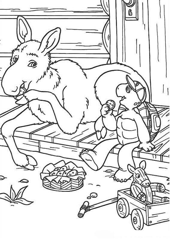 Franklin Yeme Çerez Boyama Sayfası