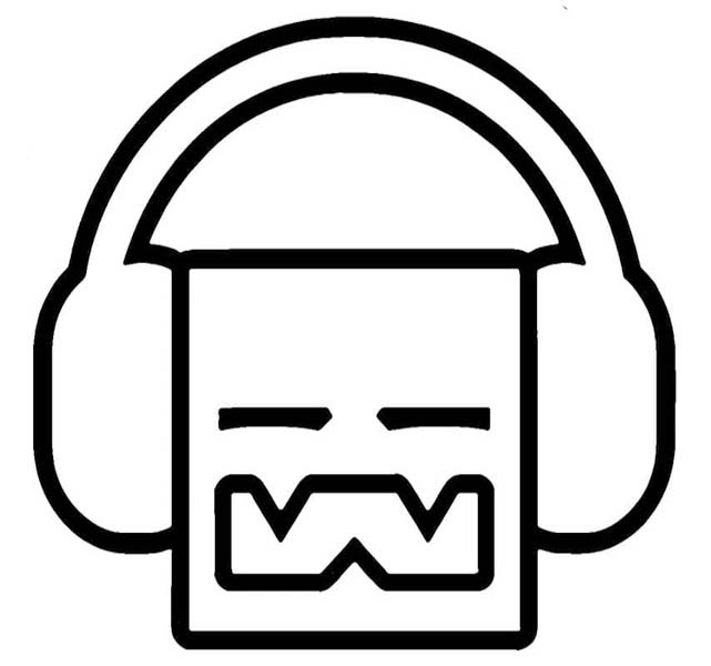 Geometry Dash Çizim Boyama Sayfası