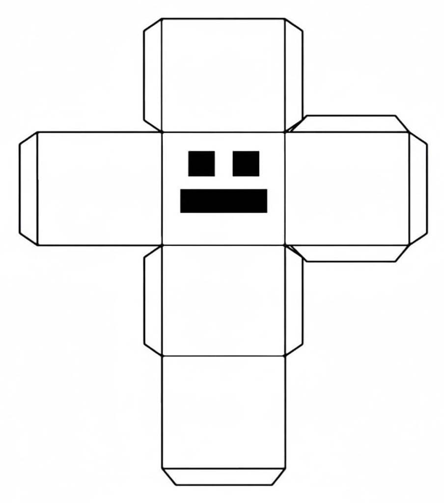 Geometry Dash Yazdırılabilir Boyama Sayfası