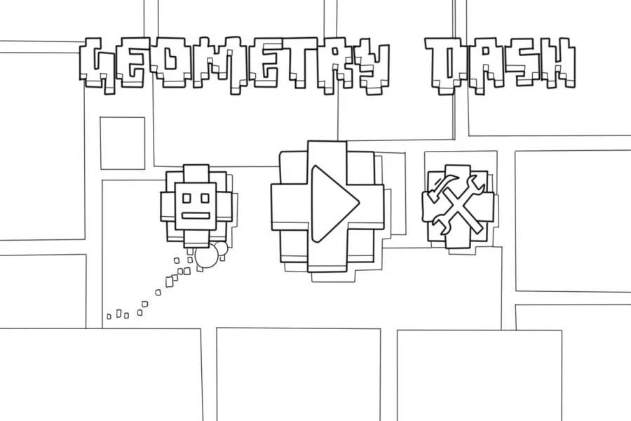 Geometry Dash Boyama Sayfaları