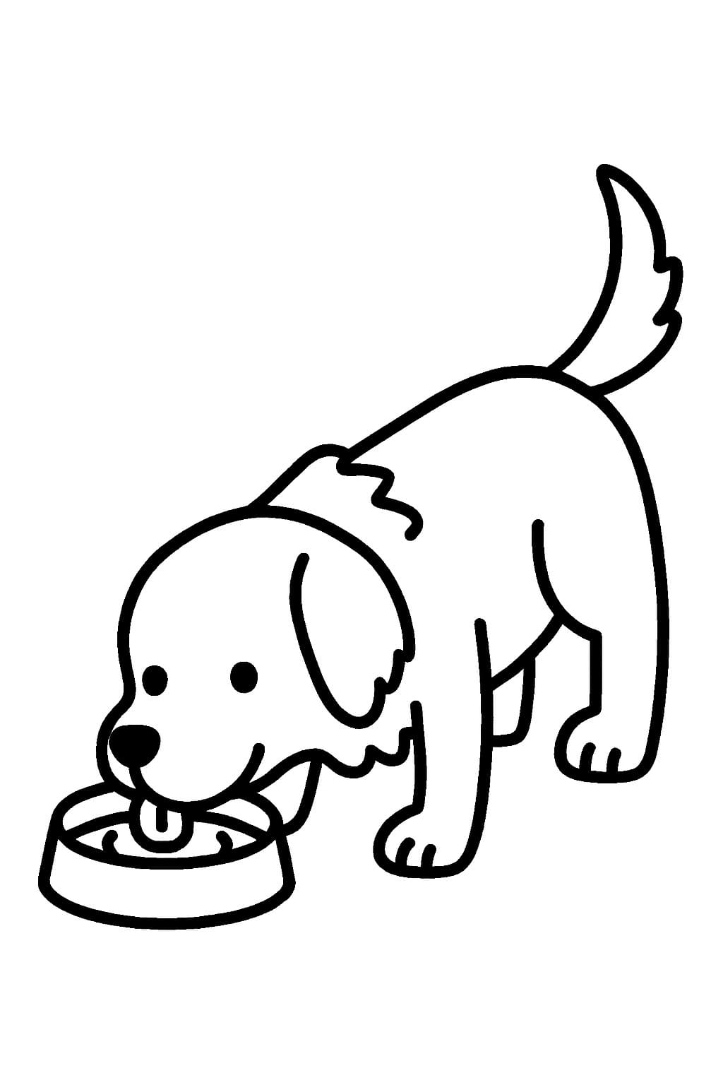 Golden Retriever Resim çiz Boyama Sayfası