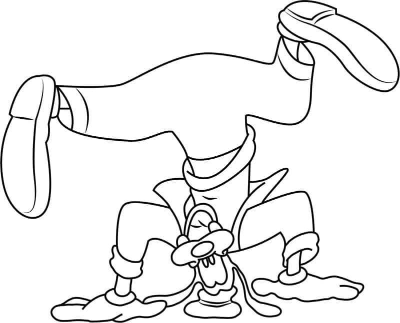 Goofy’yi normal şekilde çiz