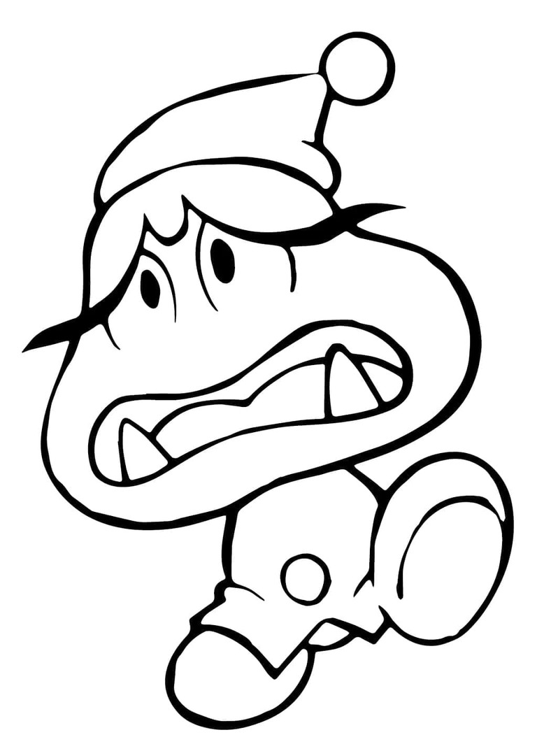 Goomba Çocuklar için resim Boyama Sayfası