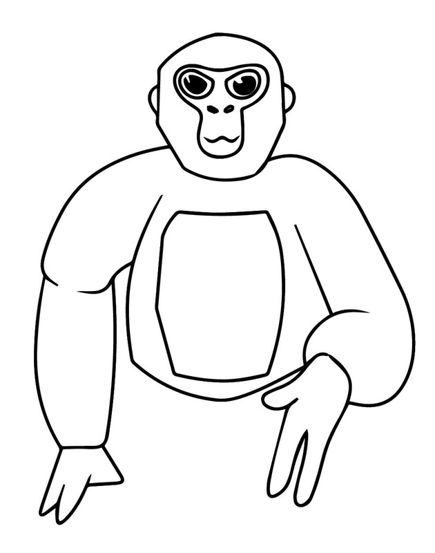 Gorilla Tag Boyama Sayfası