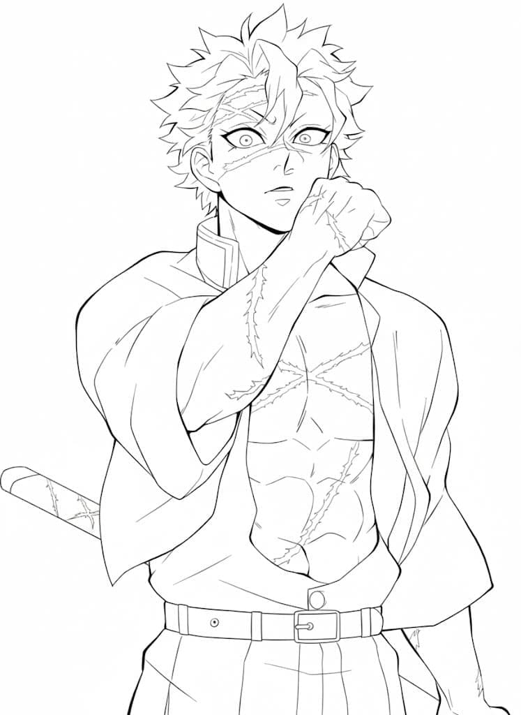 Görüntü Anime Oğlanları ücretsiz yazdırılabilir Boyama Sayfası