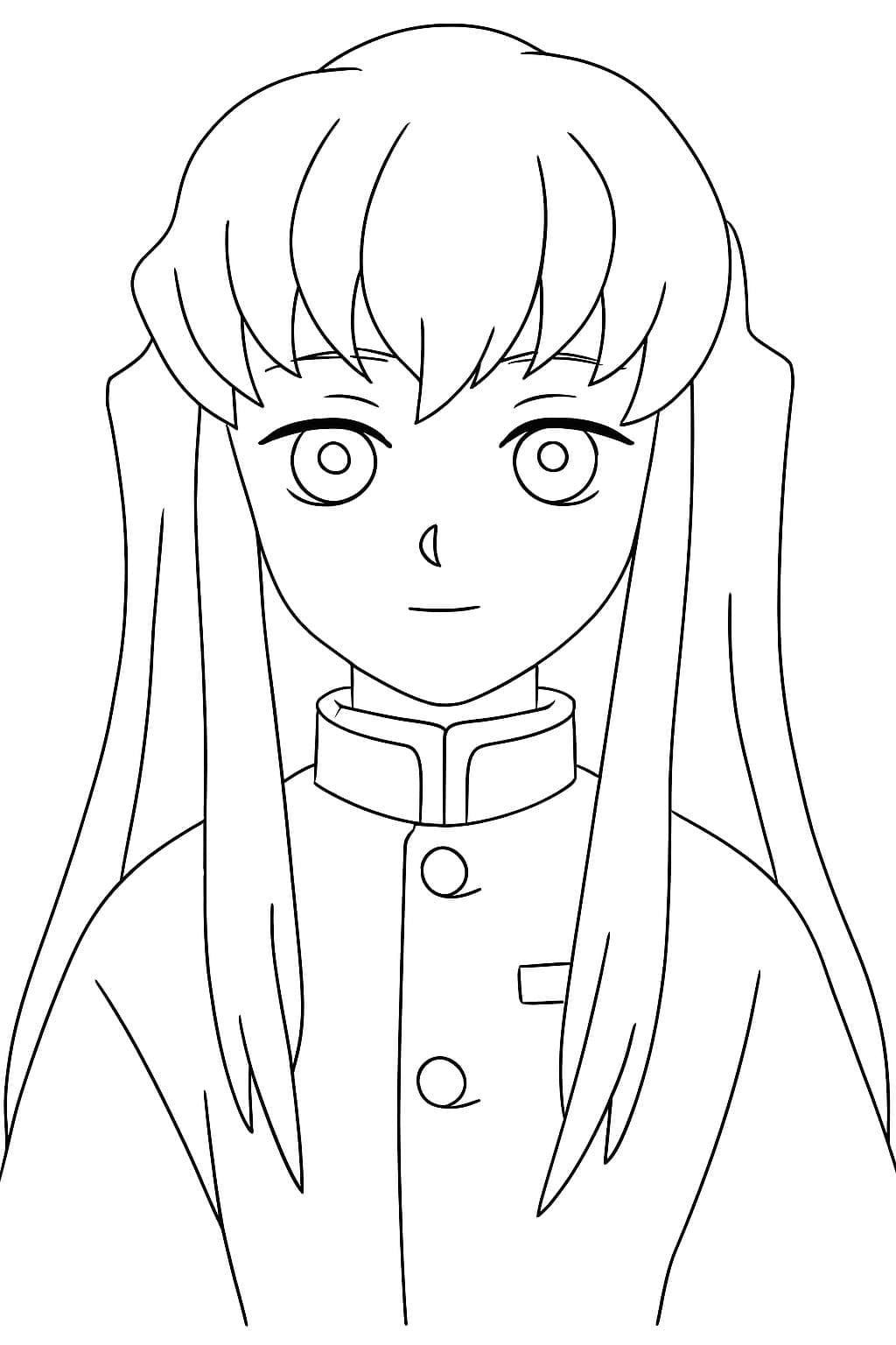 Görüntü Anime Oğlanları ücretsiz Boyama Sayfası